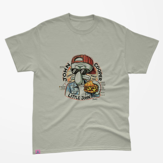 Camiseta gris puro Zouthlife algodón 190g edición especial Little John