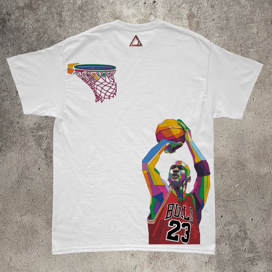 Camiseta Jordan con diseño espalda Michael Jordan camiseta estilo urbano.vista trasera