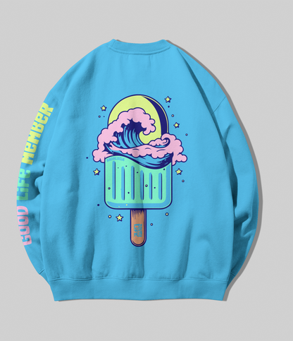 Sudadera Crew Polar maqueta trasero