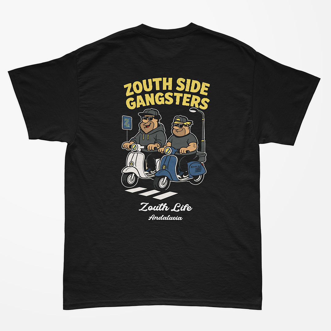 camiseta gangsters trasera maqueta